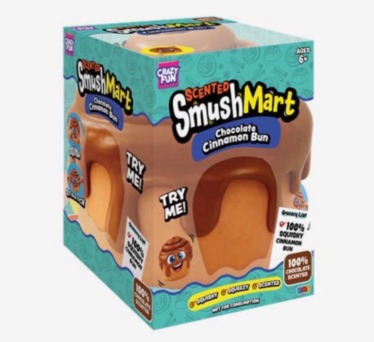 PREORDER                           Authentic SmushMart Crazy Fun Scented Cinnamon Bun