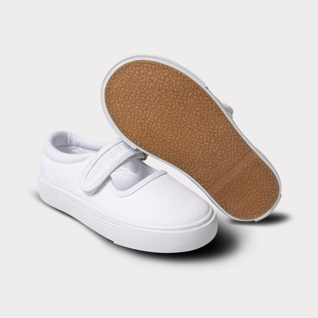 Jamie - White Leather Shoe