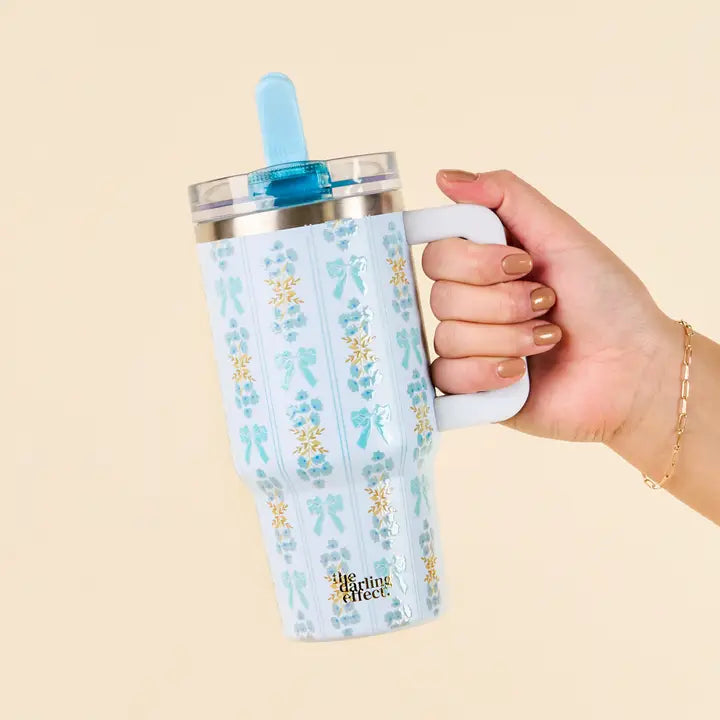 Oh So Fancy Blue- Tumbler