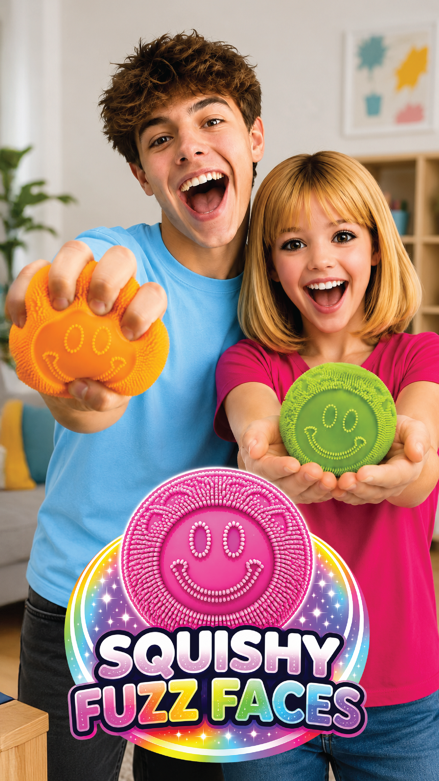 Fun Doh Fuzzy Face Squishy