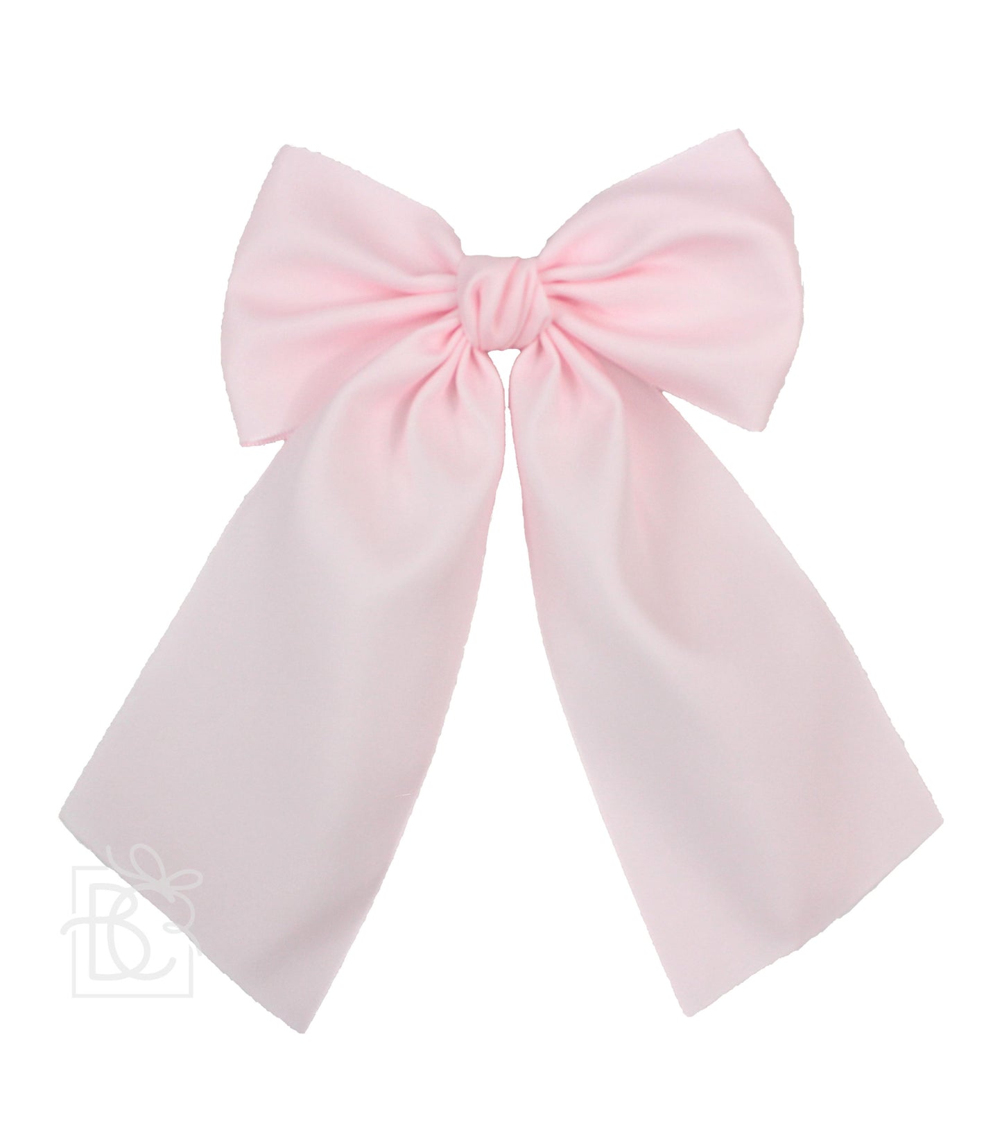Powder Pink Satin Bow