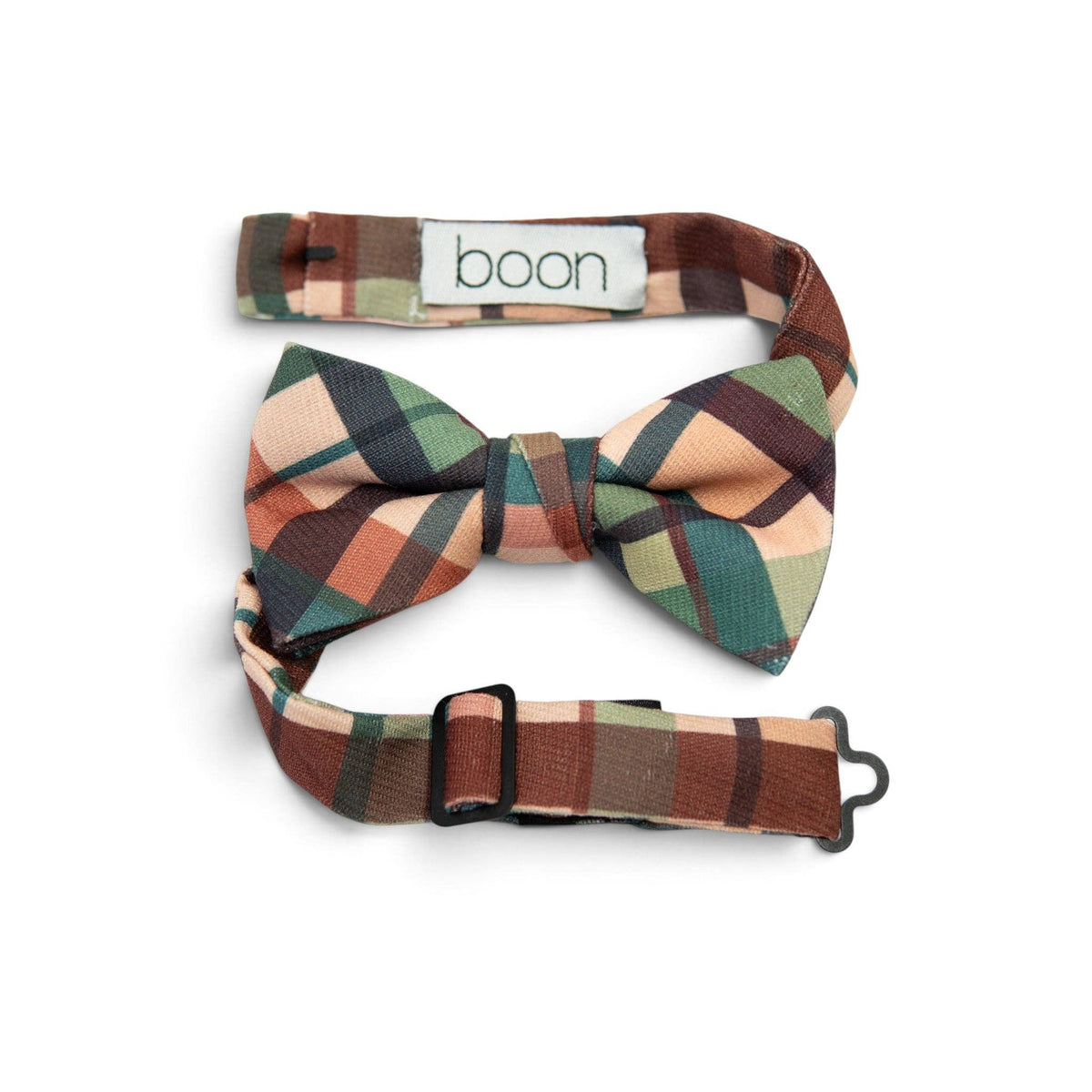 Mulberry Plaid - Boys Bow Tie