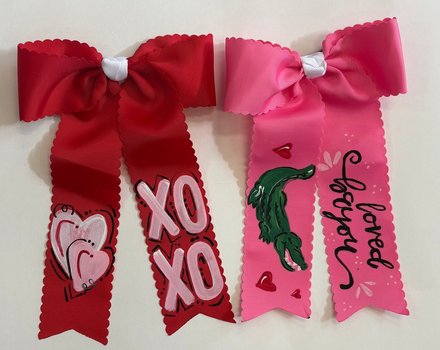 Valentine’s Painted Bow