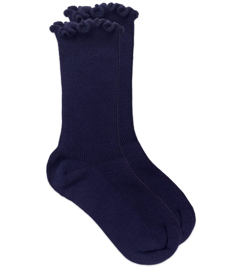 Ripple Edge Cuff Sock- 2211