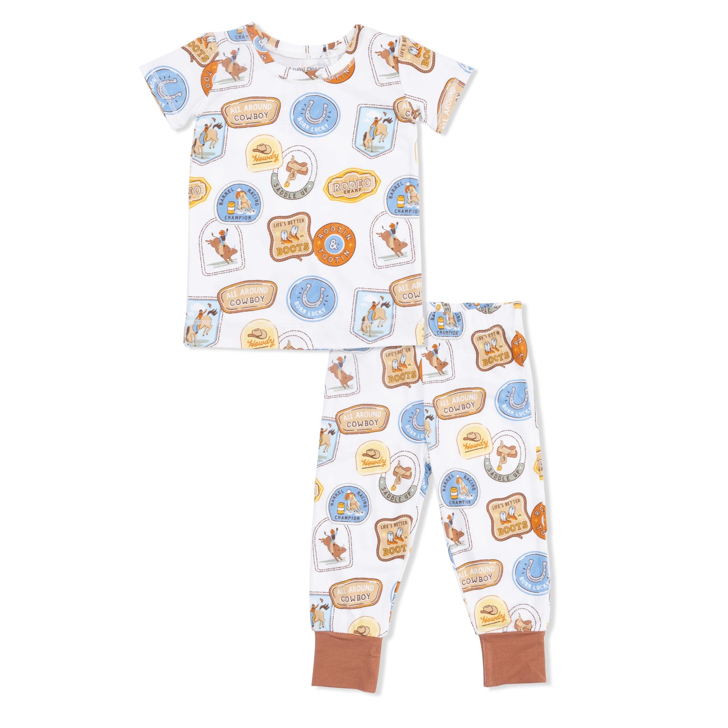 Rodeo Patch Shorts Pajamas