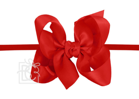 Red Satin Bow