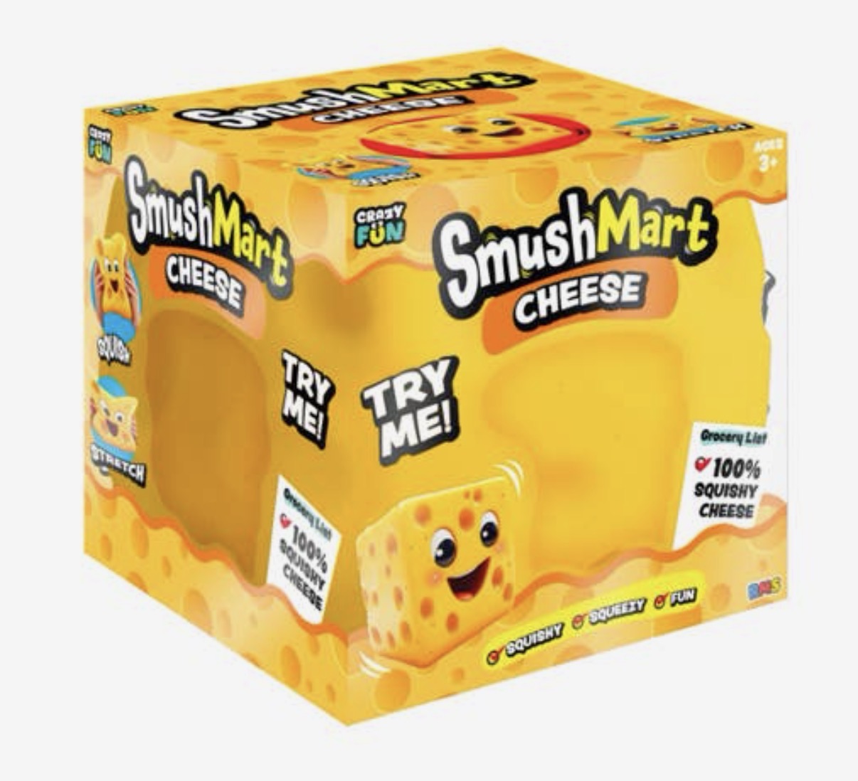 PREORDER                           Authentic SmushMart Crazy Fun Cheese Block