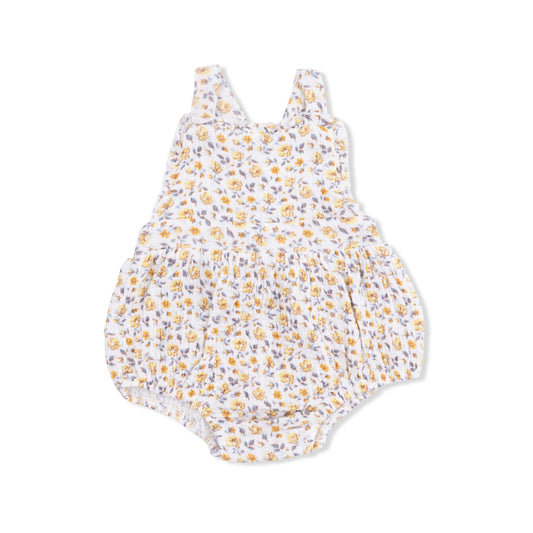 Yellow Country Roses Ruffle Bubble