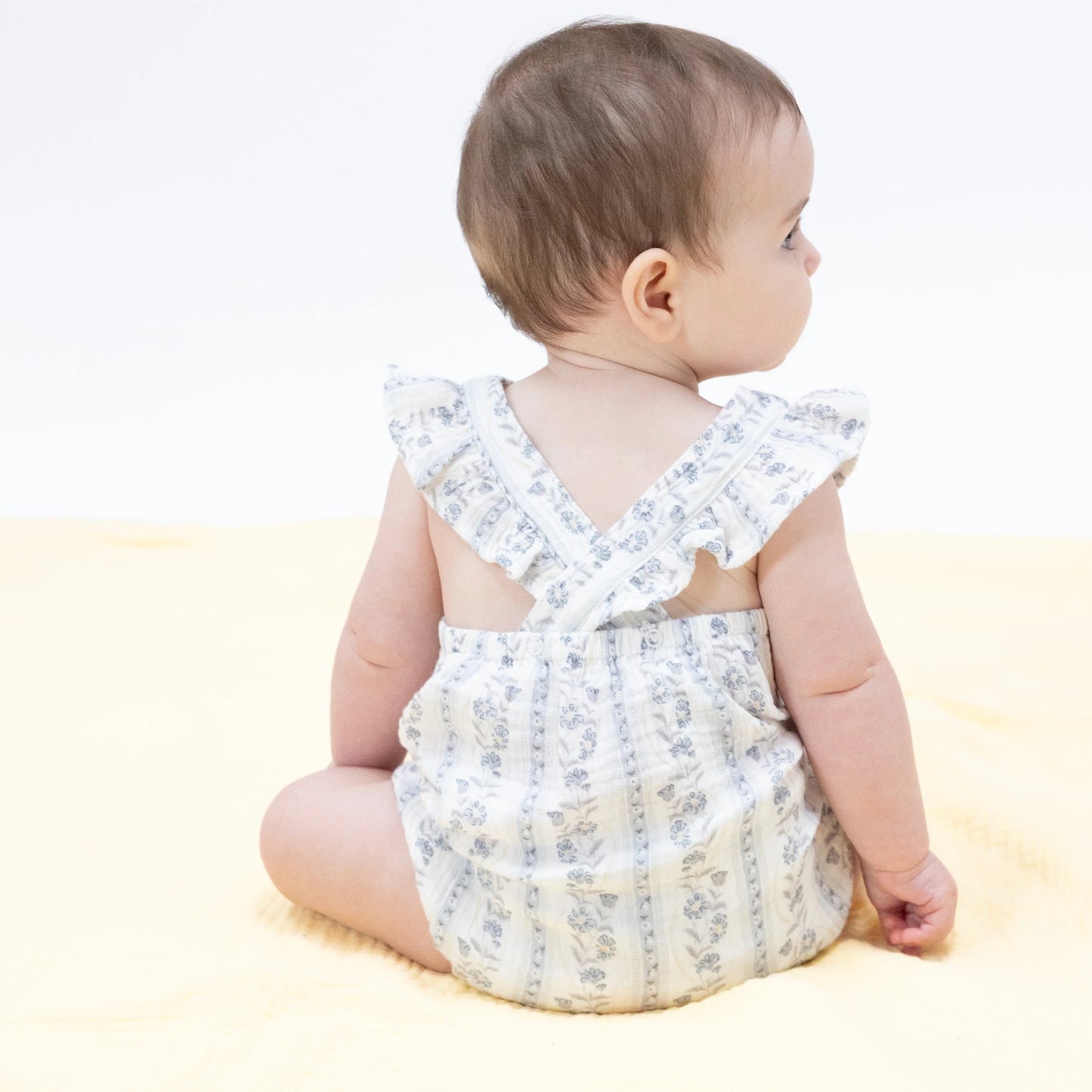 Kimberly Floral Stripe Sunsuit