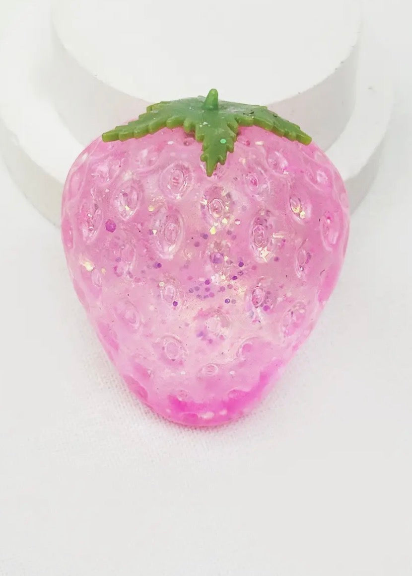 Extra Thick Textured Sugary Strawberry Squishy