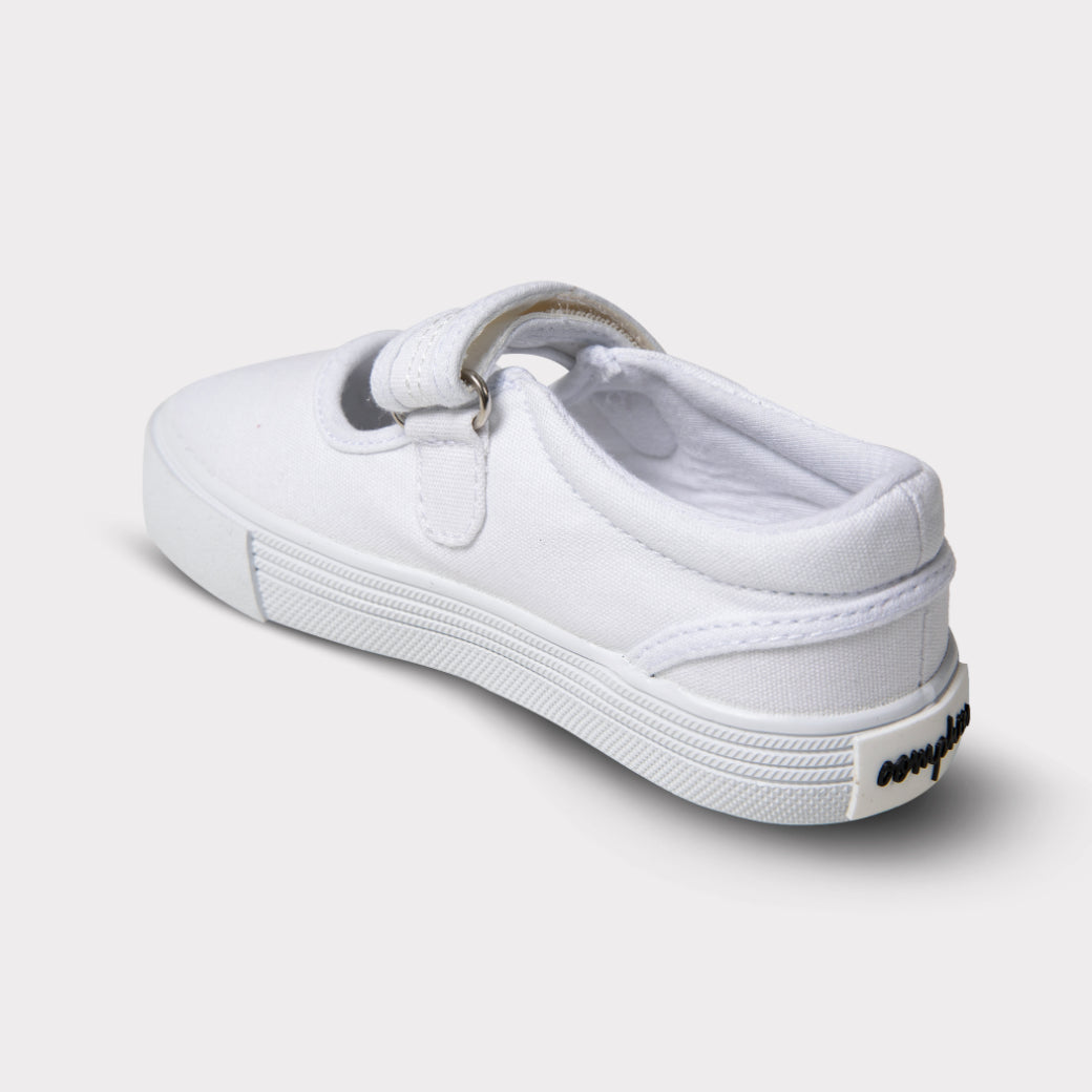 Jamie - White Leather Shoe