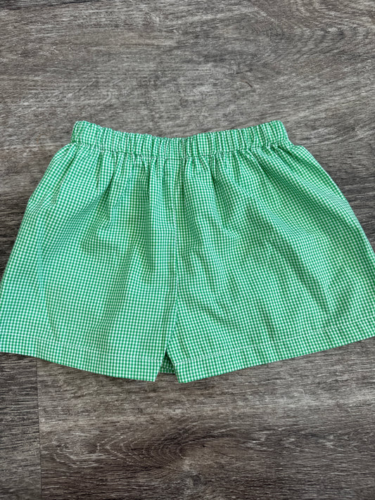 Bennett Boy Short- Green Checkered