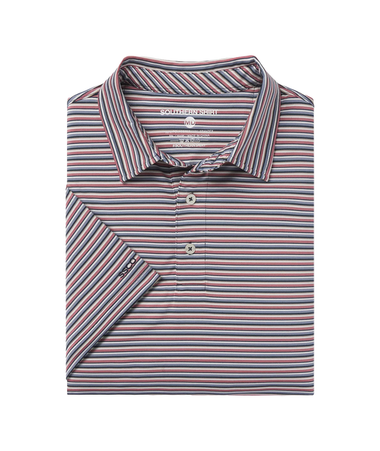 Tybee Patriotic Stripe Polo