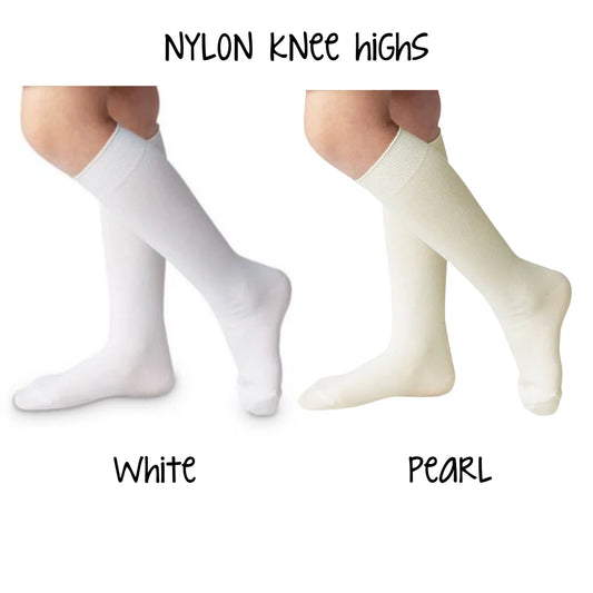 Knee High Nylon Socks- 1603