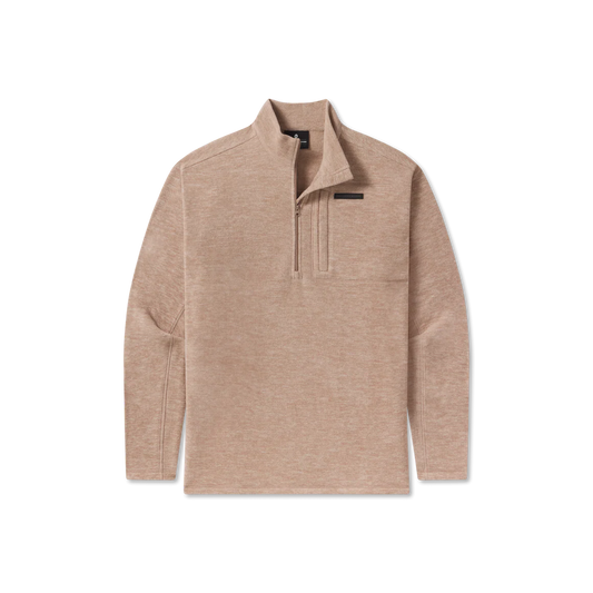 Maple Grove Brushed Pullover- Audubon Tan