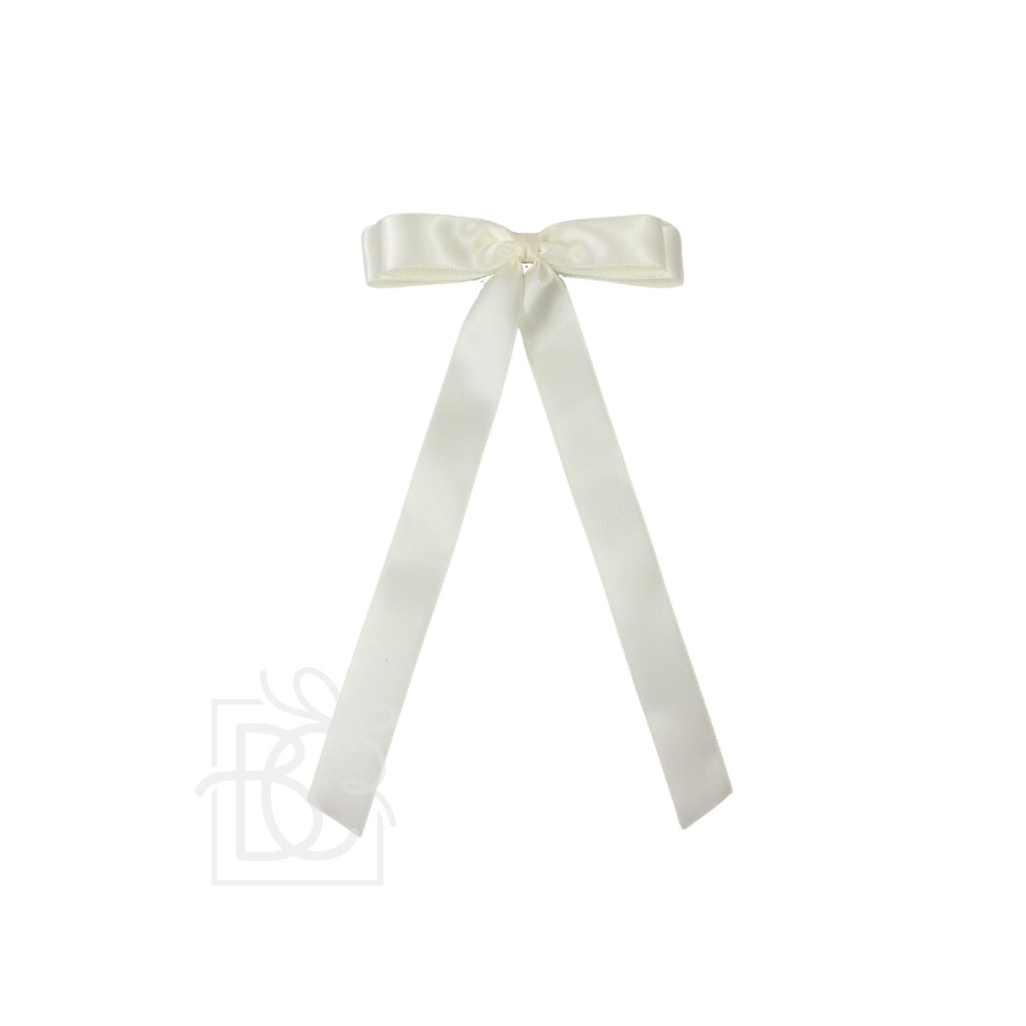 Antique White Satin Bow