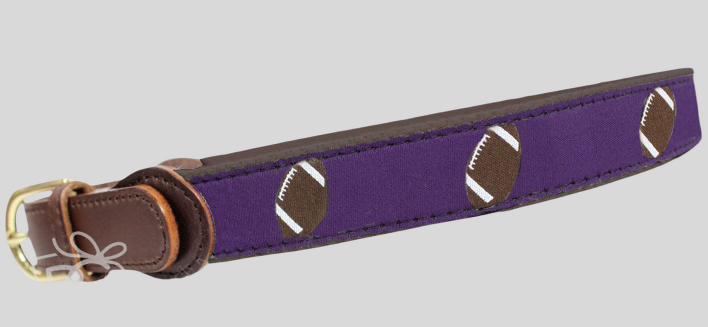 Purple Football Belt
