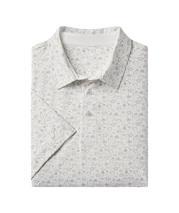Biggest Fan Hazy Gray Polo