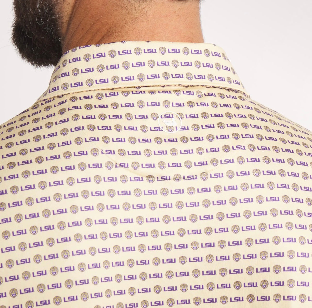 LSU Collegiate Performance Polo- Golden