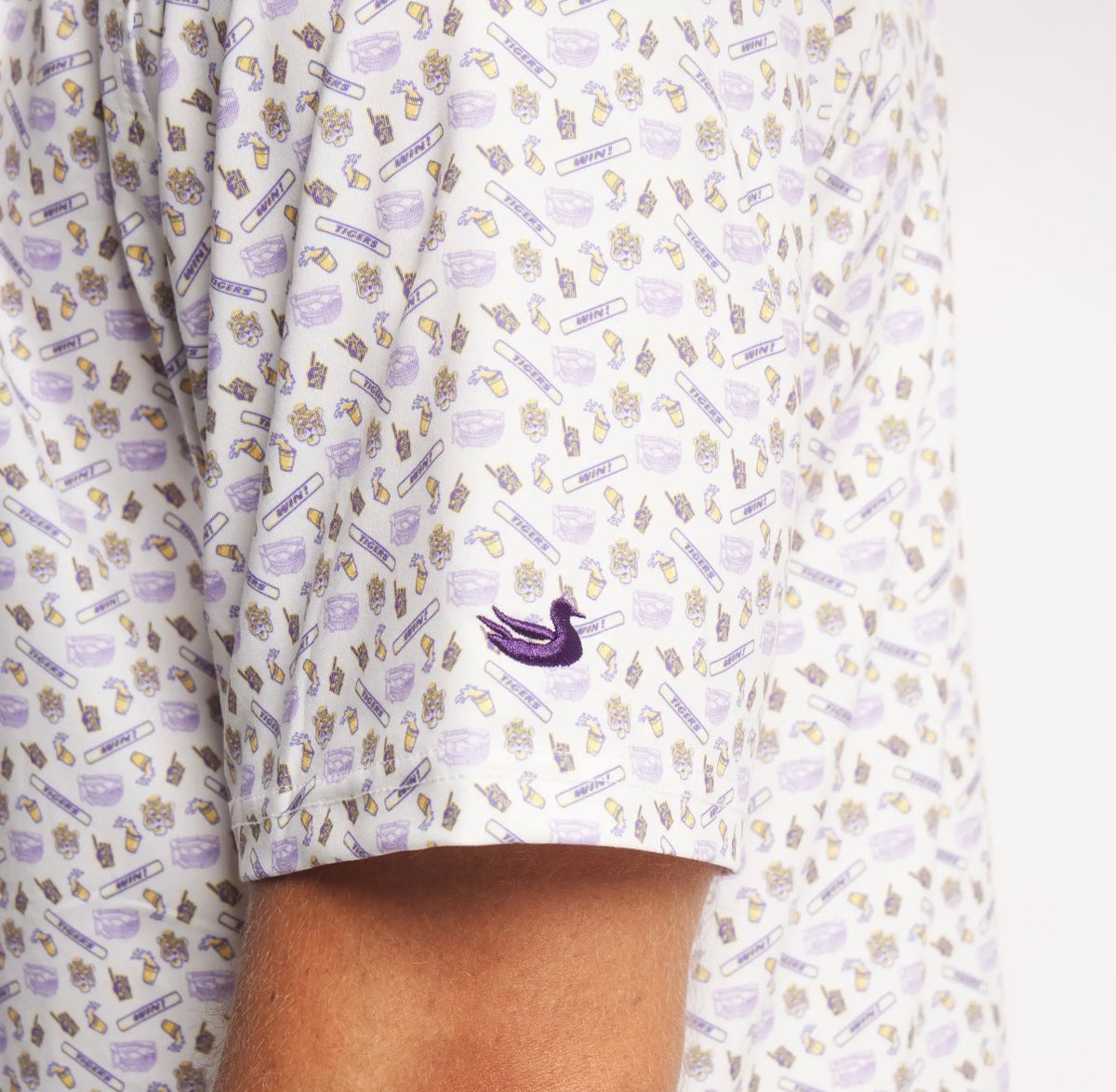 Death Valley White Performance Polo