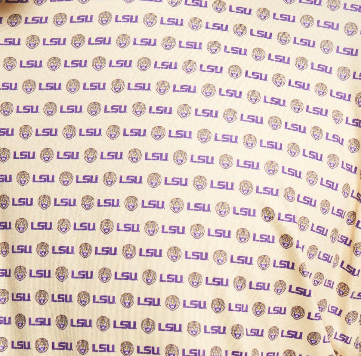 LSU Collegiate Performance Polo- Golden
