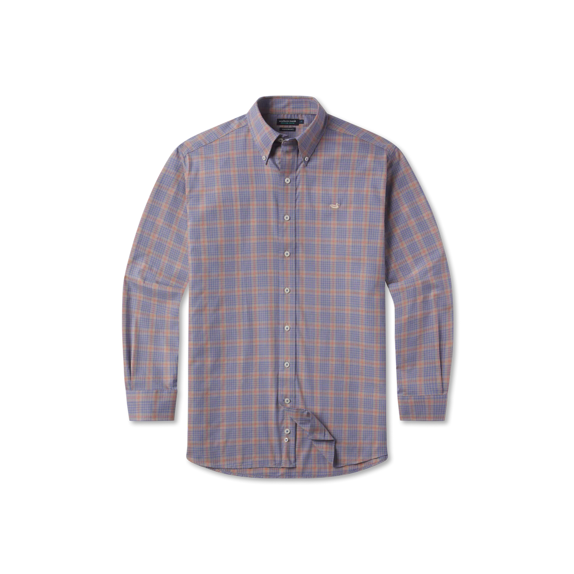 Calabash Performance Dress Shirt - Burnt Taupe & Mt Purple