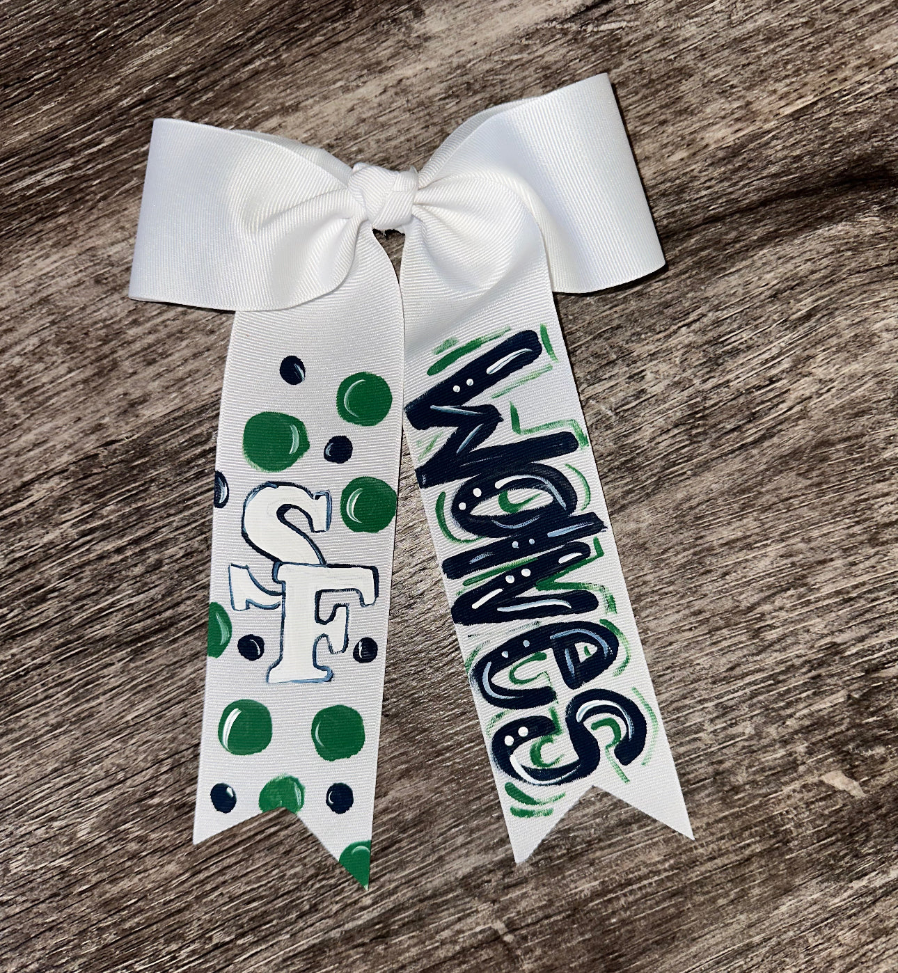 SF Wolves Painted Bow