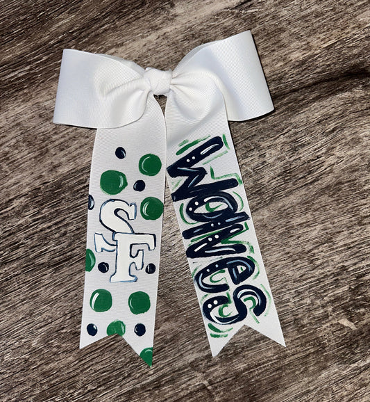 SF Wolves Painted Bow