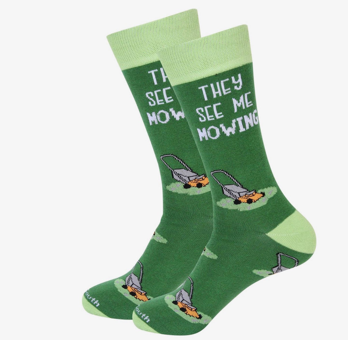 They See Me Mowing Socks