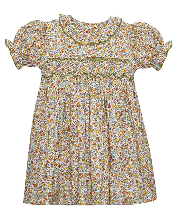 Juliette Dress- Yellow Flower