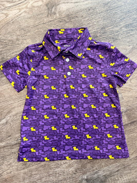 Louisiana Camo Polo