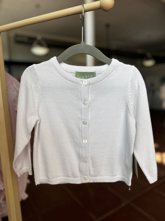 Marie Cardigan- White