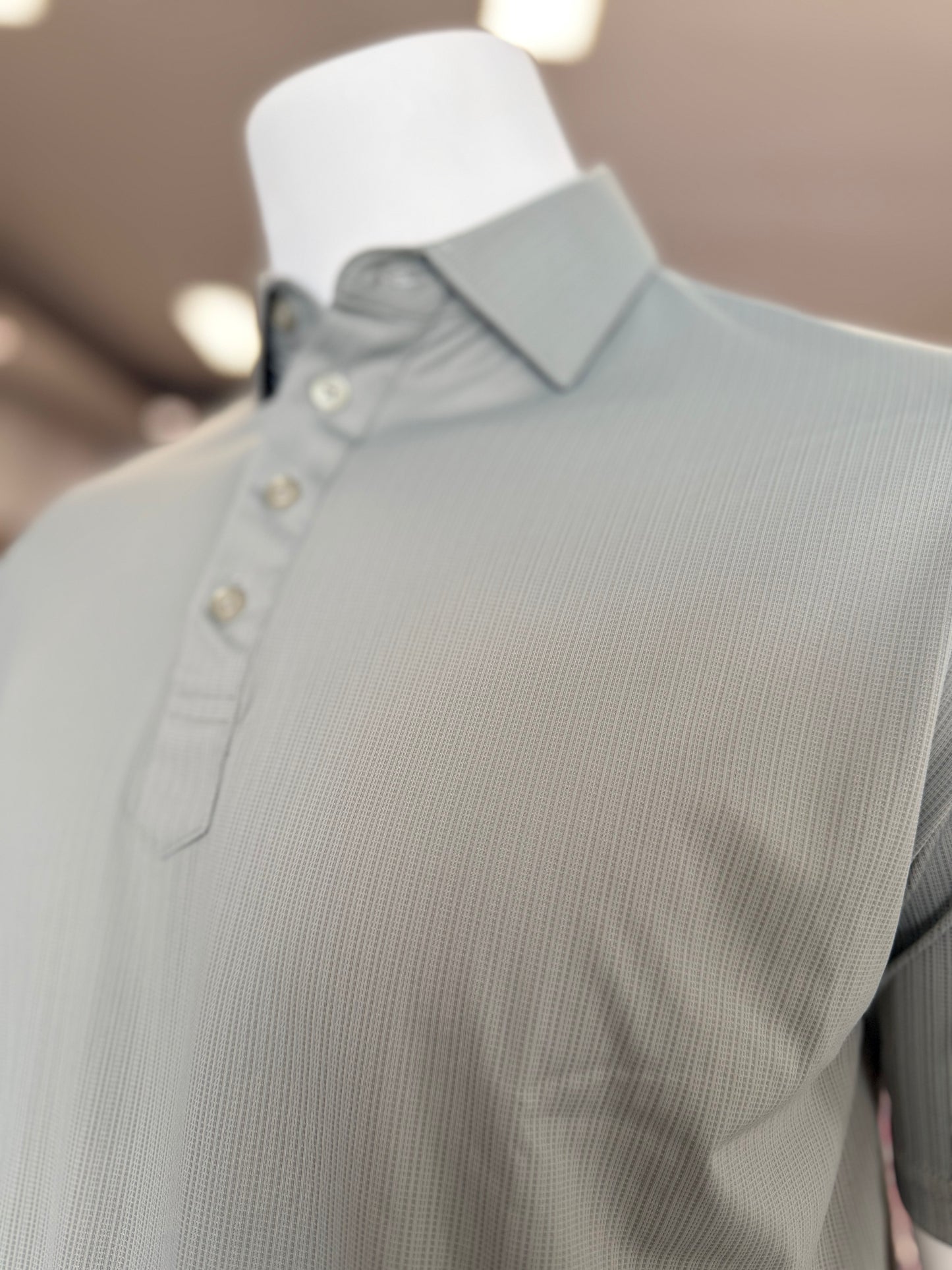 Dusty Sage Tonal Polo