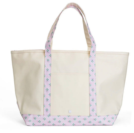 Pink Petite Fleur Maxi Tote