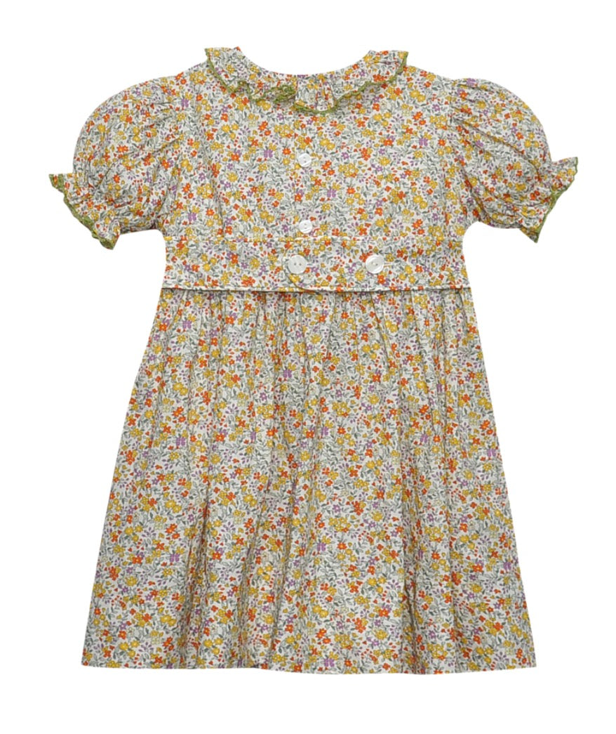 Juliette Dress- Yellow Flower