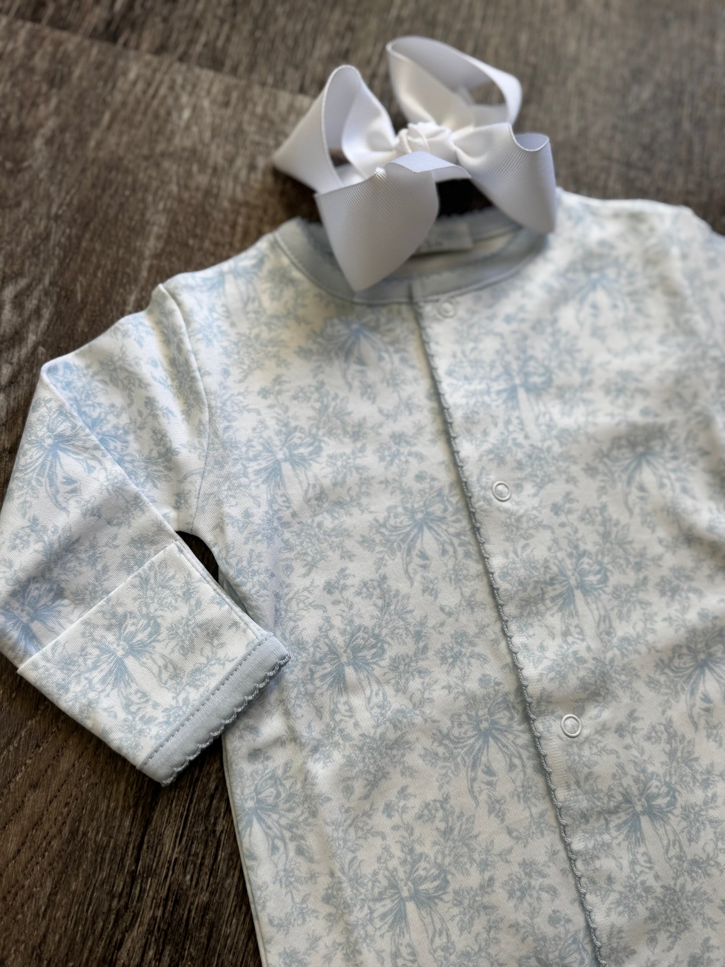 Blue Toile Converter Gown