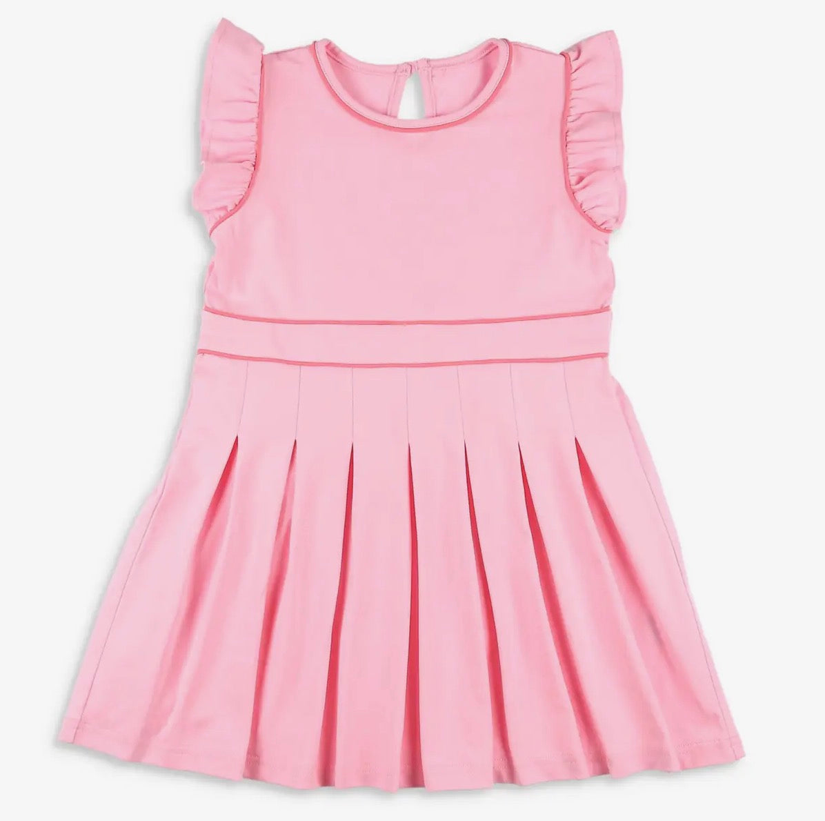 Pink Petal Pleated Dress