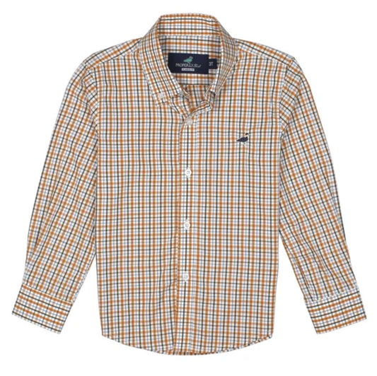 Boys Sportshirt- Maize