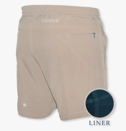 Youth Freeballer Short: Stone Khaki