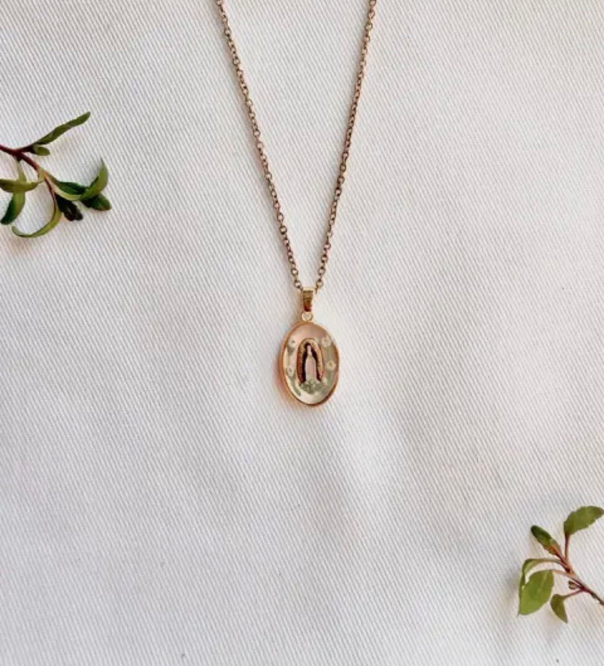 Dainty St. Clara of Assisi Necklace
