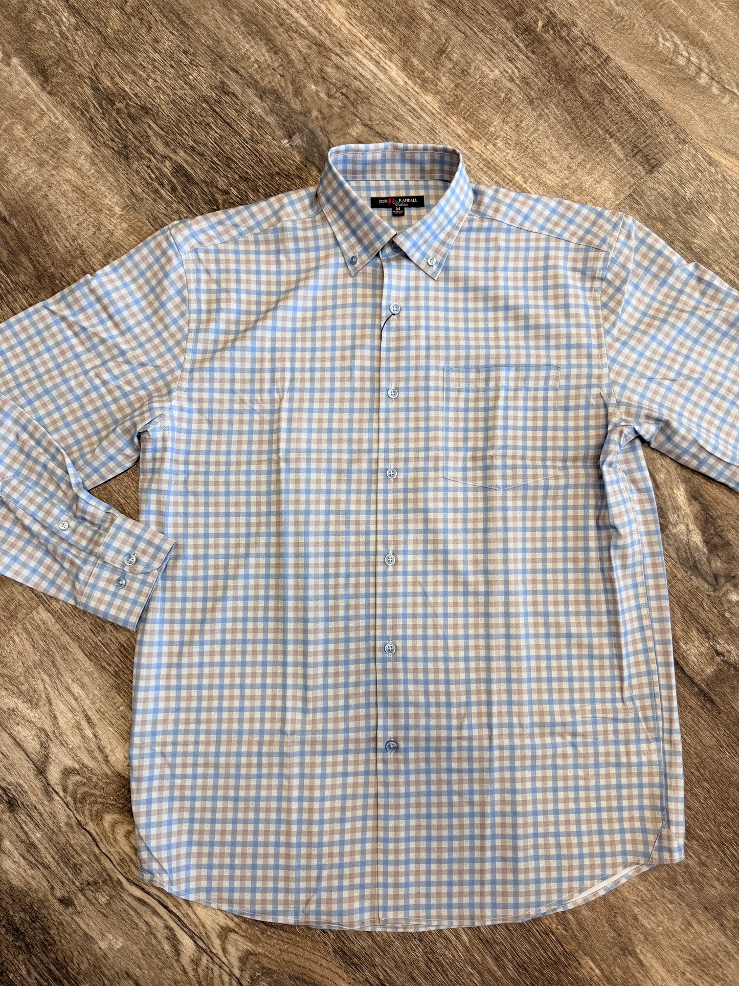 Blue Checkered Button Down
