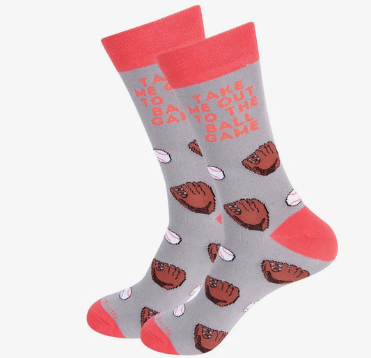 Take Me Out to the BallGame Socks