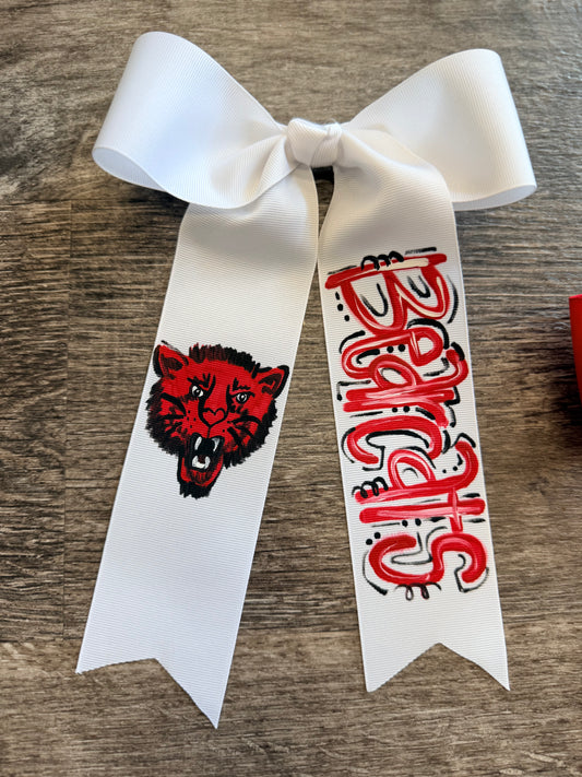 Basile Bearcats Painted Bows