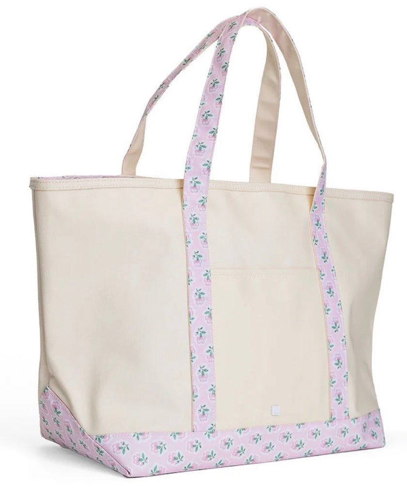 Pink Petite Fleur Maxi Tote