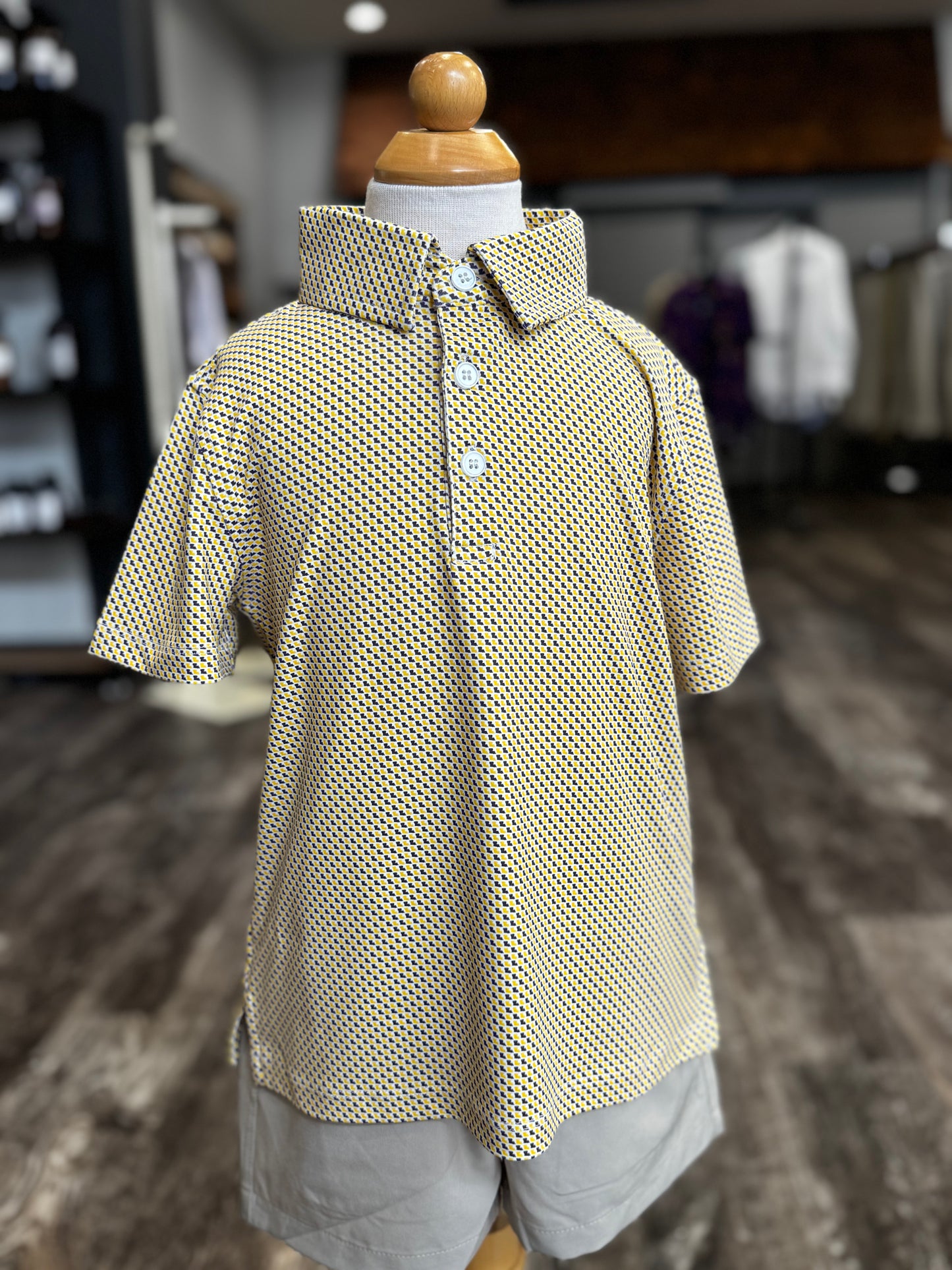 Youth Micro Louisiana State Polo