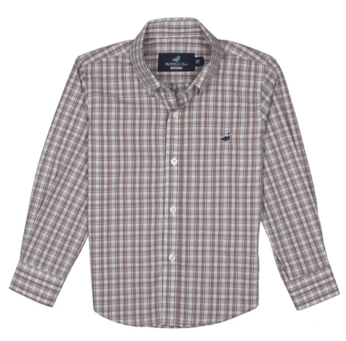 Boys Sportshirt- Cobblestone