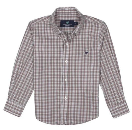 Boys Sportshirt- Cobblestone