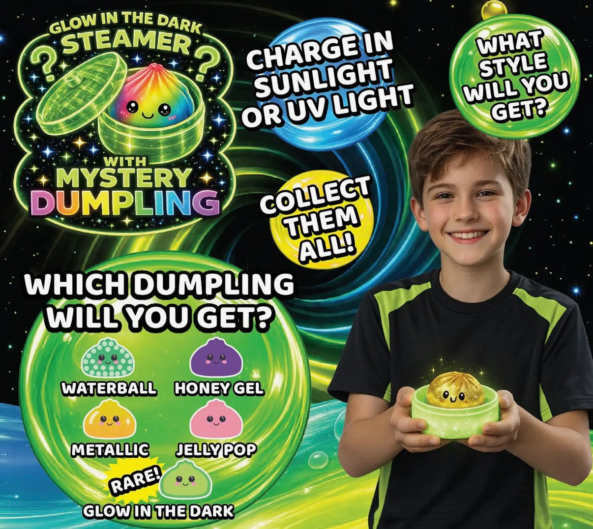 Fun Doh Glow in the Dark Dumpling