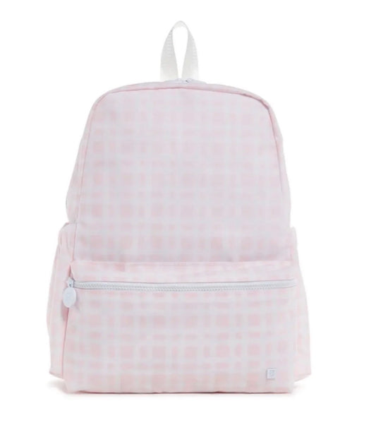 Pink Plaid Backpacker