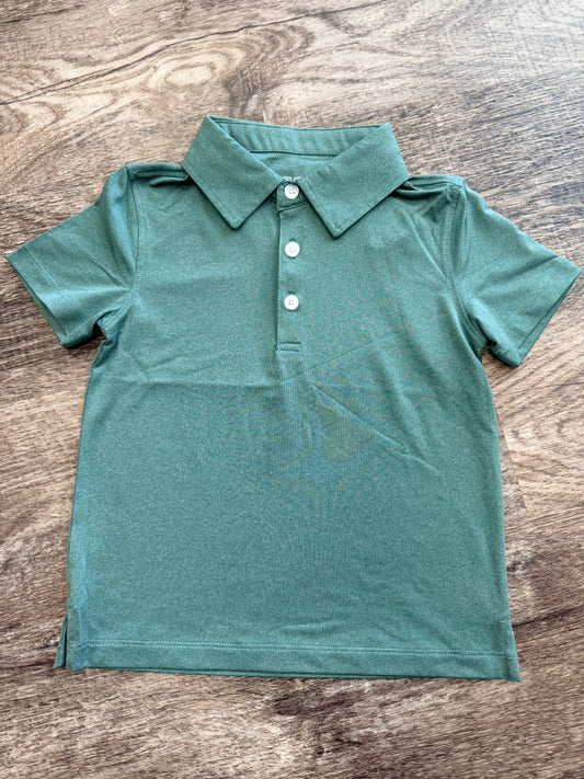 Green Heather Polo